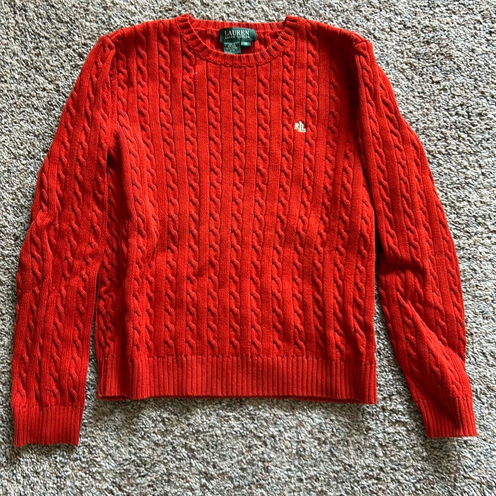 Lauren 90's vintage cable knit sweater